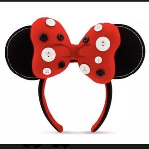 Disney New Edition Button Bow Mouse Ears NWOT